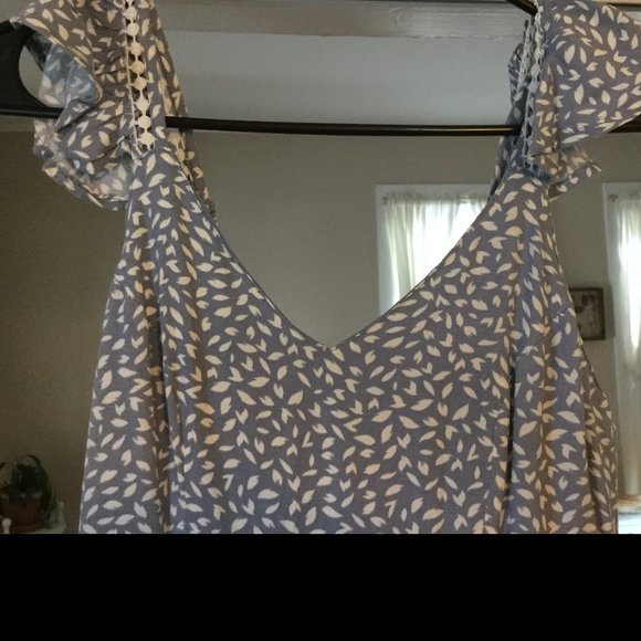 NWT Blue & White Summer Maxi Dress XS/S -FREE Shipping - Picture 2 of 8